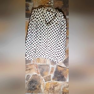 Vintage Fashion star button down white top
